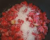 स्ट्रॉबेरी जैम strawberry jam रेसिपी चरण 2 फोटो