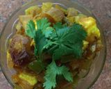 A picture of step 1 of Jhatpat paneer.