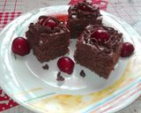 Csokipudingos, kakaós-piskóta, cseresznyével 🍫🍒 recept fázis 5 fotója
