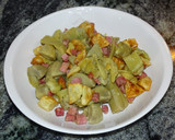 Foto del paso 3 de la receta: Alcachofas con jamón y patatas