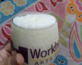 A picture of step 6 of Coconut lassi.