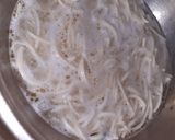 A picture of step 7 of Chinese noddles with manchurian kofta😋.