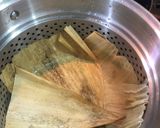 A picture of step 8 of Pineapple Tamales Sonora Style.