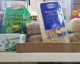 A picture of step 1 of Brown rice sweet vermicelli.