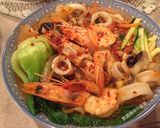 A picture of step 10 of Korean Jjamppong (Spicy Seafood Noodle Soup).
