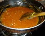 A picture of step 4 of Orange burfi.