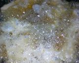 A picture of step 2 of Fried yam with sauce.