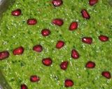 A picture of step 2 of Hare chane ki chutney.