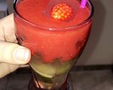 Une image de l'étape 3 de Mojito fraise.