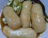 Foto langkah ke 8 dari resep Pempek Ebi Ekonomis beserta Cuko.