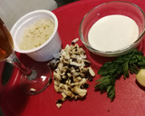 Foto del paso 1 de la receta: Champiñones rellenos de risotto en base de patata🌱vegetariana