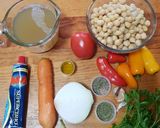 Foto del paso 1 de la receta: Garbanzos con verduras