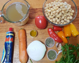Foto del paso 1 de la receta: Garbanzos con verduras