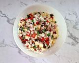 Foto del passaggio 5 della ricetta Insalata di Riso Arlecchino con peperoni Sweet Palermo