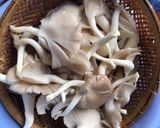 Hình bước làm 1 của món Nấm bào ngư chiên giòn (món chay)