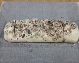 Pas rețetă Ruladă din foietaj cu ciupercuțe, șunculiță și mozzarella 4 fotografie