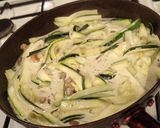 Gombás cukkini tagliatelle, sajtos cukkini lepénnyel. Low carb recept fázis 7 fotója