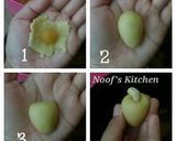 Foto langkah ke 4 dari resep Nastar Kinclong bentuk jambu mede.
