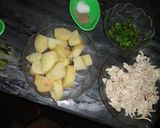A picture of step 1 of 4 ingredients kebab.