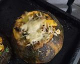 Foto del paso 6 de la receta: Calabaza rellena de carne picada y vegetales con queso