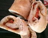 Foto del paso 5 de la receta: Pan de morrones rojos asados y mozzarella