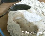 A picture of step 2 of Eggless Donuts.