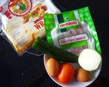 Foto langkah ke 1 dari resep Homemade Salad Wrap.