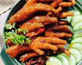 Hình bước làm 3 của món Chân gà om xì dầu