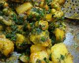 Methi Aloo recipe step 4 photo
