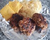 Foto del paso 3 de la receta: 🍔 🇦🇷 Hamburguesas con chimichurri, miel, mostaza y avena
