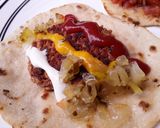 Foto del paso 8 de la receta: Tacos🌮 de hamburguesa🍔 veganos...🤔