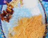 A picture of step 1 of Sheer khorma or poria.