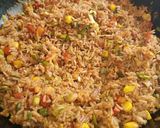 A picture of step 2 of Chinese fried rice.