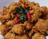 Foto langkah ke 5 dari resep Ayam popcorn.