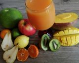 Une image de l'étape 7 de Jus multifruits 🍋🍐🍏🥝🥕🥭🍊.