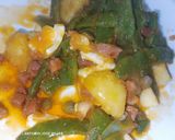 Foto del paso 7 de la receta Judías verdes con jamón, huevo y especias