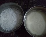 A picture of step 1 of Sabudana dosa.
