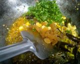 A picture of step 3 of Sukhi aloo sabji.