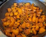A picture of step 5 of Apple Caponata.