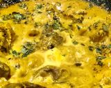 A picture of step 3 of Badami chicken.
