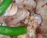 A picture of step 1 of Steam Chicken.