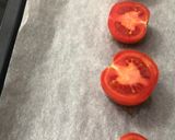Une image de l'étape 1 de Tomates rôties aux parmesan.