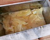 Foto del paso 8 de la receta: Milhojas de bacalao con sobrasada, patatas y mayonesa a la miel