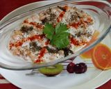 A picture of step 3 of Boondi raita.