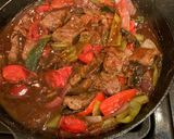 A picture of step 4 of Oriental Pepper Steak.