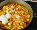A picture of step 2 of Cheesy Tangy Pasta.