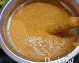 A picture of step 3 of Mirch Pakoras with dry Coconut and Tamarind.
