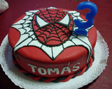 Foto del paso 13 de la receta: Torta el hombre araña cumpleaños de Tomás
