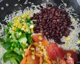 मैक्सिकन पुलाव (Mexican pulao recipe in Hindi) रेसिपी चरण 4 फोटो