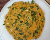લીલુ લસણ અને મેથીની ભાજી ના ઢેબરા (Lilu Lasan Methi Bhaji Dhebra Recipe In Gujarati) રેસીપી સ્ટેપ3ફોટો